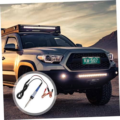 Electric Soldering Iron Kit with Clips Durable High-efficiency Welding Tool for Automotive and Outdoor Use Cord for Diy Projects and Repairs