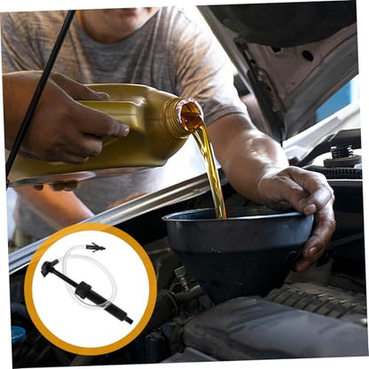 1set Siphon Pump Kit for Fluid Transfer Manual Hand Pump for Oil Brake Fluid and Antifreeze Siphon Hose for Automotive and Home Use