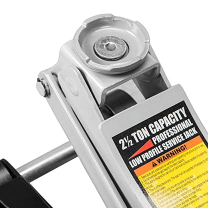 Torin Black Jack AT825010BJ Low Profile Floor Jack, 2.5 Ton (5,000 lb) Capacity