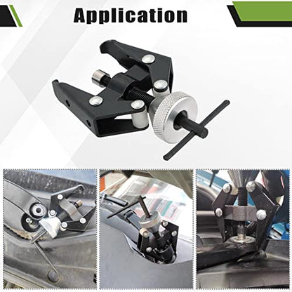 ATPEAM Battery Terminal and Wiper Arm Puller Heavy Duty Arm Bearing Remover Puller Repair Tool Kit 6-28 mm
