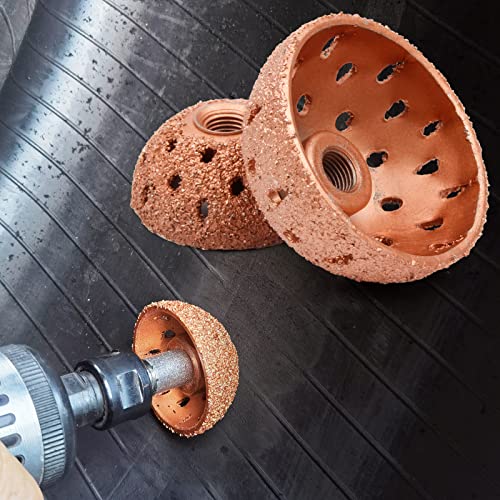 Shineyoo Tire Repair Patch Tools Tire Buffing Wheels 42 mm 55mm Tungsten Steel Buffing Wheel with Tire Patch Roller Scraping Cutter for Car Tire Grinding Polishing Accessories Kit - size: 42 mm +55mm