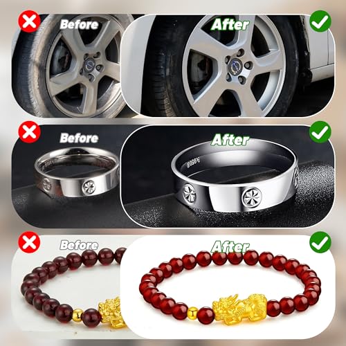 13PCS Drill Buffing Wheel Kit with 3 Polishing Compounds, Buffing Pads for Drill, Cotton Polishing Wheels for Stainless Steel Aluminum Chrome Metal Car Detailing and DIY Projects - color: 16PCS
