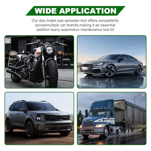 Brake Caliper Compression Tool, Disc Brake Pad Installation Spreader, Heavy Caliper Piston Spreader Tool, Universal Disassembly Tool for Brake Piston, Fits Most Car SUV Truck