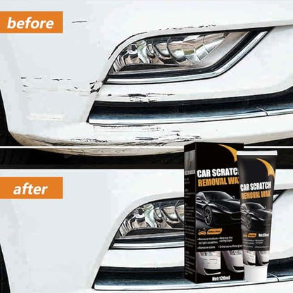 2026 New Upgrade Car Scratch Removal Wax, Scratch Remover for Vehicles with Wipe and Sponge, Car Polishing Wax Scratchs Remover, Cars Paint Scratchs Repair Kit for Deep Scratches (3 Set) - color: 3 Set