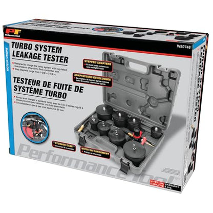 Performance Tool W89748 Turbocharger System Leakage Tester Kit - Find & Fix Turbo Leaks with Ease - style: Turbocharger System Leakage Tester