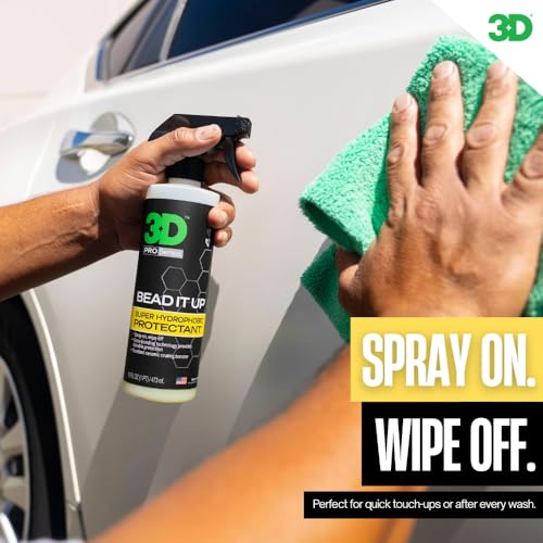 3D Bead It Up Ceramic Coating Booster Spray - Super Hydrophobic Bead Maker - Polymer Paint Protectant & Sealant 16oz. - size: 16 Fl Oz (Pack of 1)