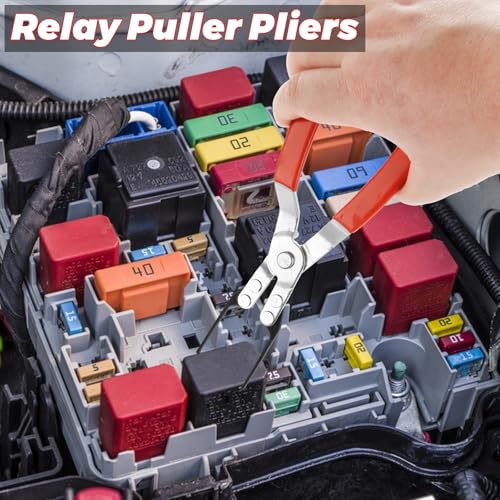 7-Piece Electrical Disconnect Pliers, Automotive Electrical Disconnect Pliers Set, Clip Removal Tool for Mechanics, Stainless Steel Car Clip Remover Tool Kit for Cars, Trucks and SUVs