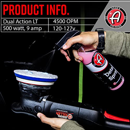 Adam's Polishes Swirl Killer 15mm Car Polisher - Buffer Polisher Dual Action Machine | Use W/Car Polish, Polishing Compound, or Car Scratch Remover | Detailing Car Wash Clay Bar Ceramic Coating - size: 15mm Polisher (1 Item)