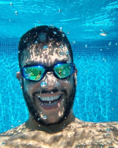 Aegend Swim Goggles, Swimming Goggles No Leaking Full Protect Adult Youth - color: Aqua