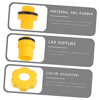 C Radiator Funnel Kit 15 Tools No-Spill Coolant Filling Funnel Kit for Car Repair