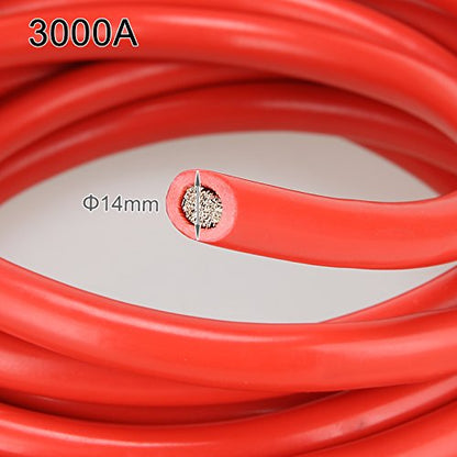 Voilamart Auto Jumper Cables 2/0 Gauge 3000AMP 20Ft w/Carry Bag, Instruction Slip, Commercial Grade Automotive Booster Cables, Heavy Duty for Car Van Truck