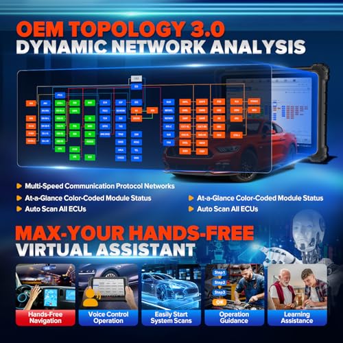 Autel MaxiSYS Ultra S2 AI Scanner, Intelligent Topology 3, Multi-Point DVI | 2026 V2.0 of MS919 S2/ MS909 S2 MSUltra Ultra EV, 6in1 VCMI2, EV Test, Motor Truspeed, 48+ Service, ECU Pr0gram, 3000+ Test