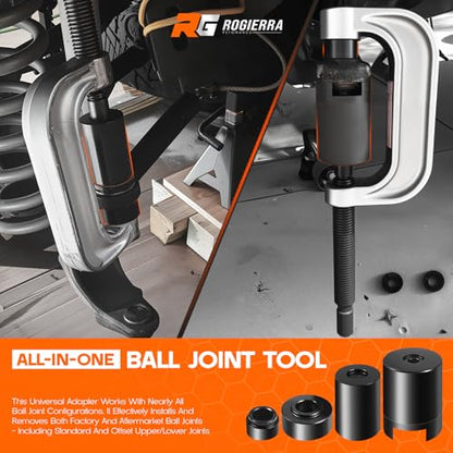 Rogierra 4PCS Ball Joint Service Adapter Set for Jeep & Dodge – Upper and Lower Ball Joint Press Tool for Removal & Installation – Compatible with Jeep/Dodge Models- Replacement for OTC 7894