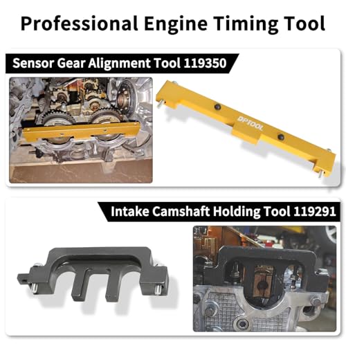 DPTOOL Camshaft Timing Tool Kit Compatible with BMW 318I 320I 316I E87 E46 E60 E90 E85 N42 N46 N46T Engines