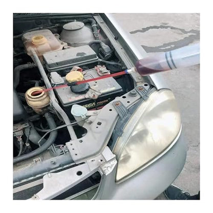 Car Oil Fluid Extractor Siphon Pump Brake Fluid Fluid Syringe Pump Auto Manual Suction Vacuum Fuel Transfer Hand Pump Dispenser(200ML) - color: 200ML