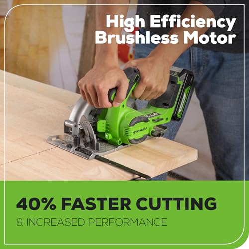 Greenworks 24V Cordless Power Tool 3pcs Combo Kit, Jig Saw with 4Ah USB Battery & Charger, Circular Saw (6-1/2") & Reciprocating Saw, Brushless Motors, 3000 SPM & 4800 RPM - size: 3PCS Combo Kits(Circular+Recip+Jig Saw)