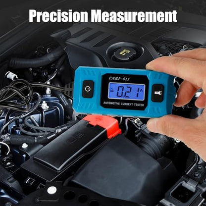 Qivine Automotive Circuit Fault Probe Tester, High-Precision Fuse Current Tester, 20A 48V Car Circuit Probe Tester with Backlit Display Front Light for Various Vehicles