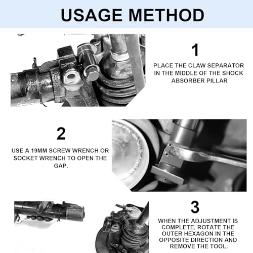Hydraulic Shock Absorbers Removal Tool Claw Struts Expanders Manual Joint Bushing Removal Tool Suspensions Decoupler