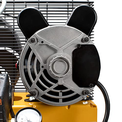 DEWALT 60 Gallon Vertical Air Compressor, 3.7 HP, 155 Max PSI, Heavy Duty Stationary Air Compressor – Ideal for various uses, Reliable Air Compressors for Workshop and Garage Applications.