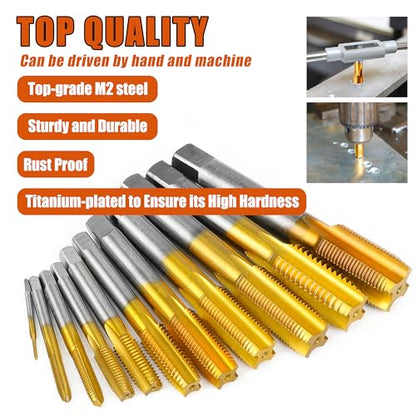 3/8"-16 UNC Thread Tap,3/8"-16 UNC M2 HSS Right Hand Thread Milling Tap - size: 3/8"-16UNC