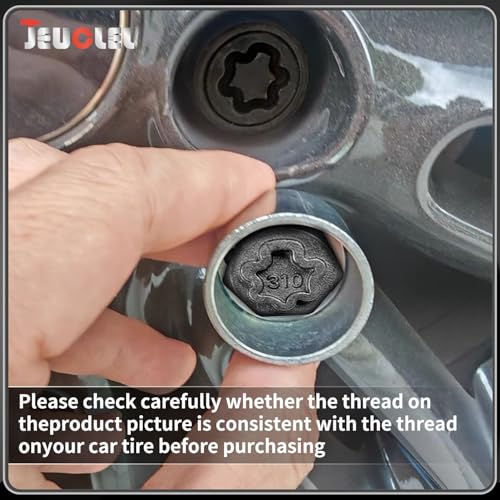 32PCS Wheel Locking Nut Key Kit Compatible with Mercedes Benz | Wheel Lock Nut Socket Adapter Set, Anti-Theft Lug Removal Tool, Anti-Theft Screw Remover, Repair Tool, Tyre Fitting, garage - color: 32PCS 301-330 Scoket Set
