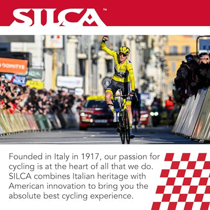 SILCA ELETTRICO Electric Bike Pump - Digital Bicycle Tire Pump with Auto Shut-Off, USB-C Rechargeable, Ultra-Light & TSA-Compliant for Travel - Universal Compatibility