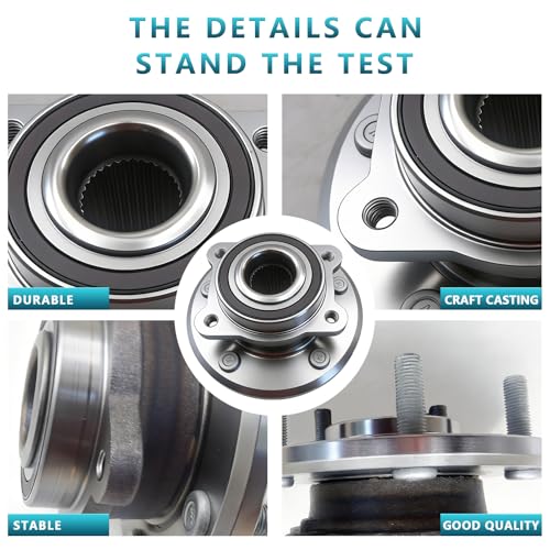 513286 Front Wheel Bearing Hub Assembly for Dodge Journey 2009-2020 | Eliminates Noise, Fixes ABS & Hub Issues, Simple Installation, Direct Bolt-On, OEM Quality, No Warning Lights, DIY Friendly - size: 513286