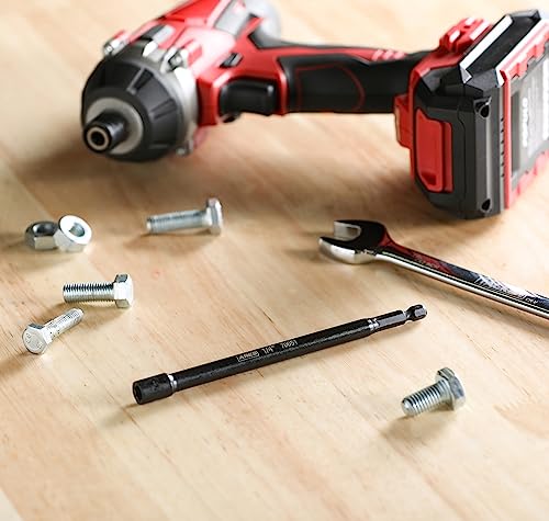 ARES 70651 1/4-In Magnetic Impact Nut Driver - Impact Grade Nut Setter | Industrial-Strength Magnet; Impact Grade Nut Setter with Industrial Strength Magnet - size: 1/4" Magnetic Impact Nut Driver