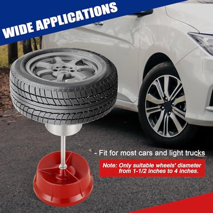 NYXOVA Portable Bubble Wheel Balancer, Heavy Duty Wheel Balancer with Bubble Level, Tire Balancing for Cars & Trucks, Rim Tire Balancer Machine for Car Light Truck Repair