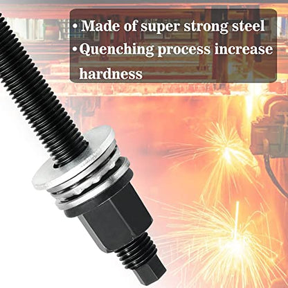 Crank Pulley Installer For LS Harmonic Balancer Puller Compatible with GM 1997-Up LS1 LS V8 Engines Crankshaft Installation with Thrust Bearing - size: With Thrust Bearing
