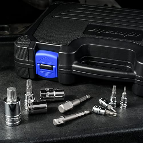 EPAuto Torx Bit Socket and External Torx Socket Set 63-Piece Set - size: Torx Bit- 63 Pieces