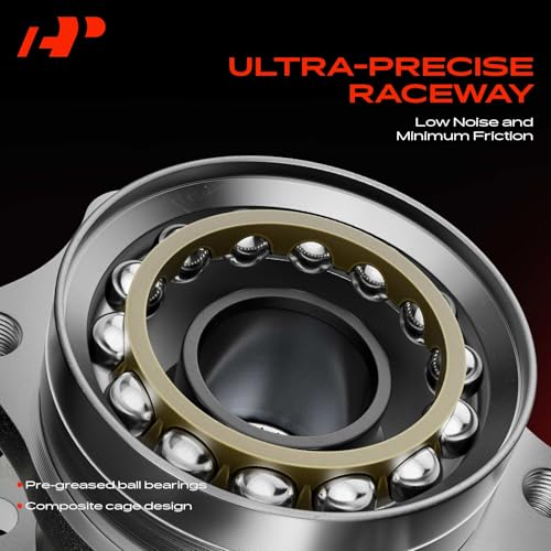 A-Premium 2 X Front Wheel Bearing and Wheel Hub Kit Compatible with Ford Escape 2001-2012 & Mazda Tribute 2001-2006/2008-2011 & Mercury Mariner 2005-2011