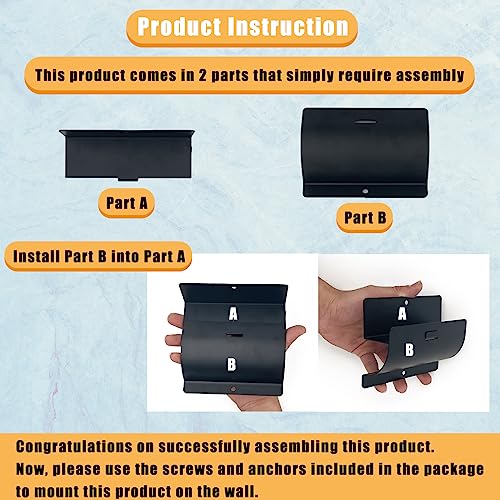 Heavy-Duty Ladder Hanger-Wall Mount Ladder Hook-Garage Wall Wheelbarrow Hangers-4 Pack - size: 4 P