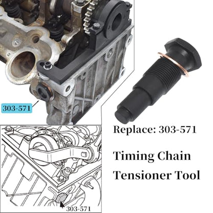 Camshaft Timing Tool Kit Compatible with Ford Land Rover Explorer | Compatible with Mustang Ranger Mercury Mountaineer L3 Mazda 4.0L V6 4015CC SOHC V6, with Carrying Case & Gloves