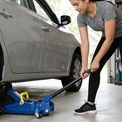 2 Ton Jack Handle Replacement, Horizontal Hydraulic Jack Handle Replacement Kit with Gloves, Anti-Slip Grip Steel Jack Lifting Handles for Most Vehicles, Car Accessories (Black) - color: Black, 2 Ton