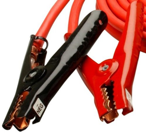 Southwire Road Power Commercial-Duty Booster Cable - Heavy Duty Design - Top & Side Post Compatible - Reliable Jump Start Tool - Tangle Free Automotive Jumper Cable - 4 Gauge - 16 Feet - Red - size: 16-Foot