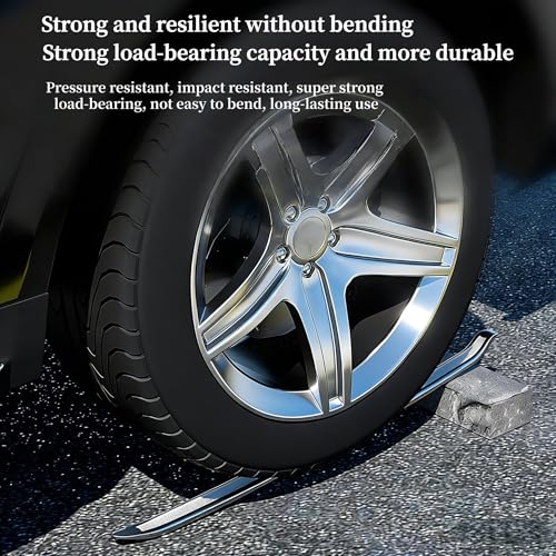 11.8 Inch Heavy Duty Tire Spoons Iron - Multi-Vehicle Tire Levers for Cars, Motorcycles, Bikes & Lawn Mowers 2 Pack
