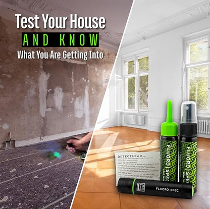 Fluoro-SPEC Instant Lead Test | Up to 3600 Uses| Lead Test Kit for Paint, Ceramics & More | Easy to Use, Accurate Results| Test All Your Stuff | Make Your Home Lead Safe | Home Lead Test Kit