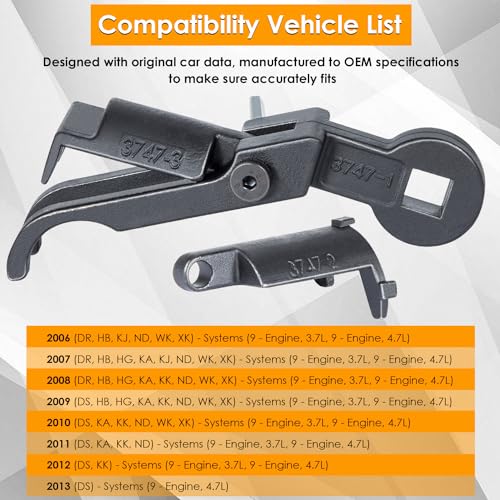 Rocker Arm Remover Installer & Valve Spring Compressor Tool for Chrysler, Dodge, Jeep 3.7L & 4.7L Engines 3747-123 10102 8426 8387 8516A