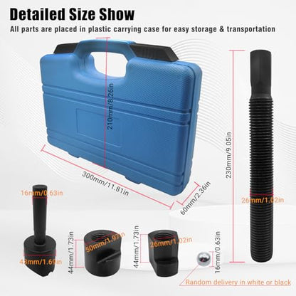 Dual Wheel Separator Tool Set with 11 Threads | One-Piece Pusher Wheel Hub Removal Kit Compatible with Most Dually Wheels, Truck, Van, Trailer & Bus