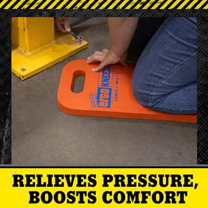 Foam Kneeling Mat, 8" x 16", 1" Thick High-Visibility Pad | Heavy-duty anti-fatigue foam, High-visibility orange, Safety, Aircraft maintenance, Construction, Garden & garage use
