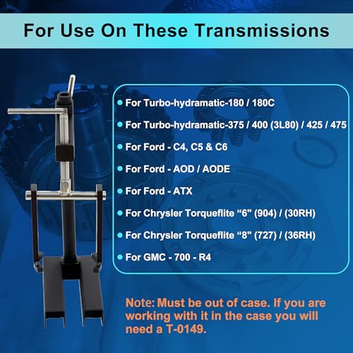 T-0158 Universal Multifunctional Automatic Clutch Drum Spring Compressor Transmission Tool Heavy Duty Steel Alt T-0158-HD, Perfectly Compatible with Ford Chrysler GM