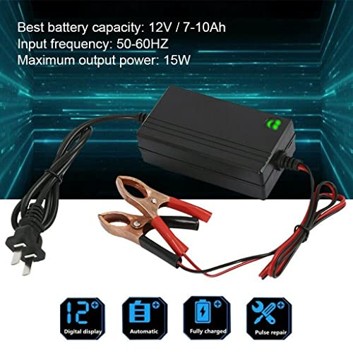 Car Battery Maintainer Charger 12V Portable Trickle Boat Motorcycle Plug