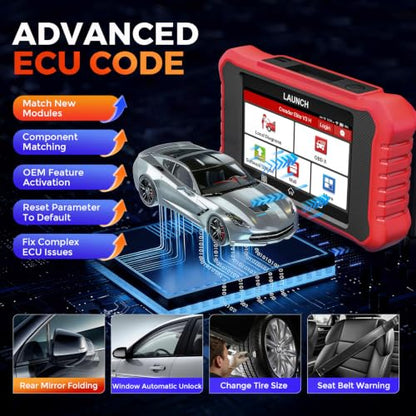 2026 LAUNCH Creader Elite V3.0 fit for Honda Acura Bi-Directional Scan Tool, Full System OBD2 Scanner, All Reset Service Code Reader, AUTOVIN, ECU Code, Battery Registration, Lifetime Free Update