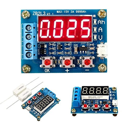 HiLetgo Battery Capacity Meter Discharge Tester Analyzer 1.5V-12V Battery Capacity Meter Discharge Tester