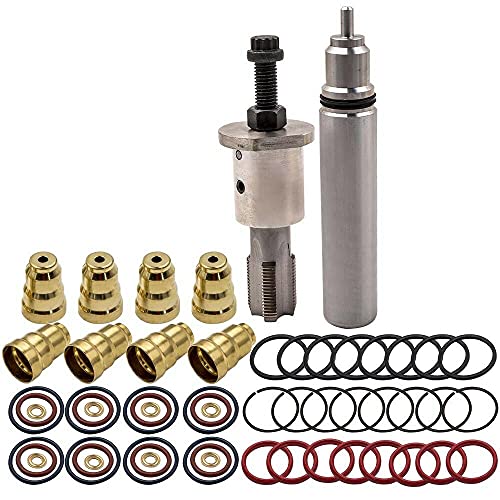 F4TZ9F538A Injector Sleeve Cup Remover Installation Tool Kit Fit For 1994-2003 F250 F350 F450 F550 E250 E350 E450 ESD FSD 7.3L Replacement Parts