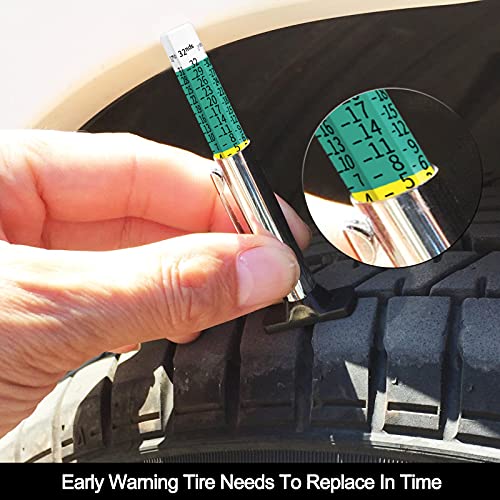 Godeson 88702 Smart Color Coded Tire Tread Depth Gauge (Pack of 35) - size: 35 Pack