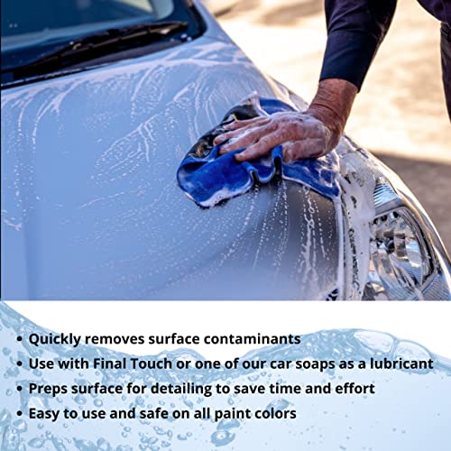 Ragnify Clay Towel Auto Detailing Scratch Free and Paint Safe fine Grade Clay Bar Cloth for Car Detailing, Polishing and Removing Paint Contaminants (Blue Regular) - color: Blue Regular