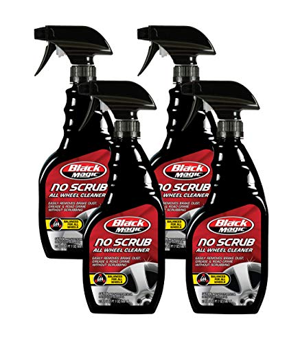 Black Magic BM41023W-4PK No Scrub All Wheel Cleaner, 23 oz. (Pack of 4) - style: 4-Pack