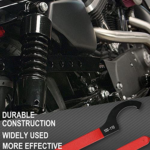 9Pcs Coilover Adjustment Spanner Wrench Tool Set for Motorcycle Shock, Blue | Carbon Steel; Easy to Carry; Wide Compatibility; Efficient Work； Easy to Use - color: Blue